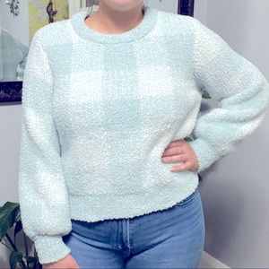 Lauren Conrad puff sleeve sweater.